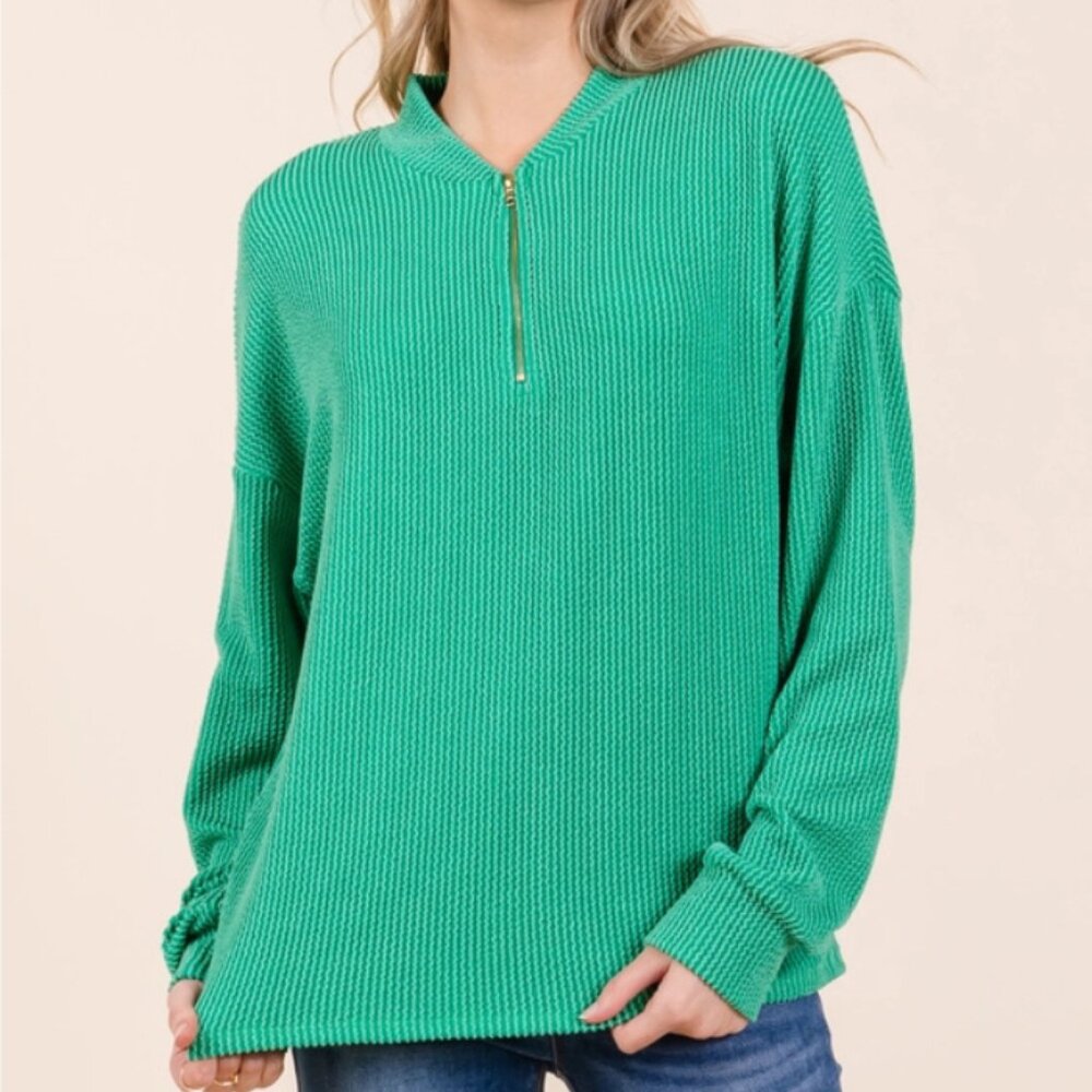 Comfy Rib Sweatshirt - Picture 2 of 7